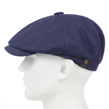 Noi bumbac% moda bereta de moda veche pălărie înaltă calitate în patru culori casual pălării de toamnă și de iarnă capac de cald rece capace