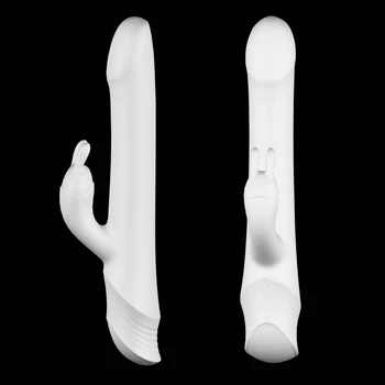 G-spot Iepure Dublu Vibrator Pentru Femei Masturbare Stimulator Clitoris Vibratoare rezistent la apa baterie Reîncărcabilă Adult Jucarii Sexuale