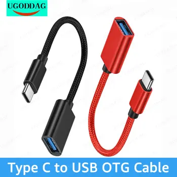 Type C La USB OTG Cablu Adaptor USB de Tip C USB de sex Masculin la Feminin Cablu Adaptor OTG Cablu Convertor Pentru Xiaomi Samsung MacBook Pro