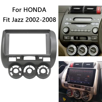 2 Din Cap Unitate Radio Auto Fascia Pentru HONDA Fit Jazz 2002-2008 Auto Stereo Audio Player DVD Panoul de Bord Kit Rama Bezel Masca