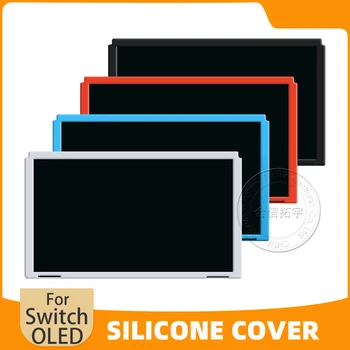 HOTHINK 1buc Silicon Moale Caz pentru Nintendo Comutator OLED cu Ecran de 7 Inch Versiune Acoperire Piele pentru NS 7