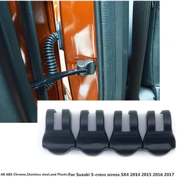 Pentru Suzuki S-Cross Scross Sx4 2014 2015 2016 2017 Anti Rugina Dovada De Apă Ușă Blocare Taste Plastic Cataramă Limita Dispozitiv Ornamente