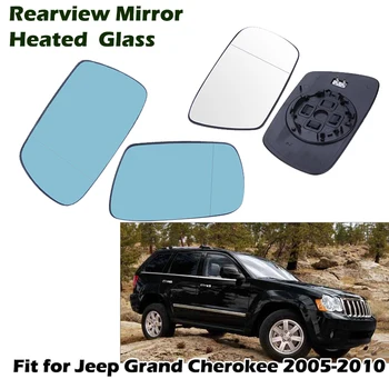 Incalzite Oglinda Retrovizoare Pahar de Încălzire Anti-ceață Decongelare Usa Plat Aripa Oglinda se Potrivesc Pentru Jeep Grand Cherokee 2005-2010