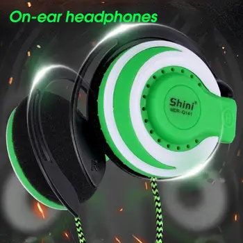 shini Q141 cu Fir Căști de Înaltă Fidelitate Anulare a Zgomotului de 3,5 mm Stereo Sport Cârlig Ureche Căști Pentru Telefon Mobil MP3 Player
