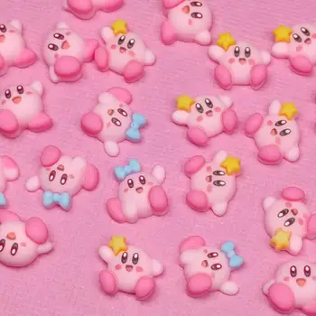 2022 Noi Kawaii Drăguț Kirby Mini Diy Unghii Bijuterii Caz De Telefon Umple Golul Accesorii Drăguț Fată Cadou De Crăciun Pentru Copii