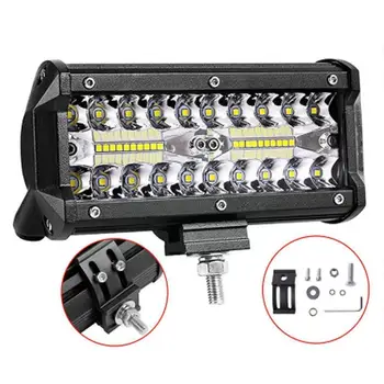 7 Inch, Faruri cu LED-uri Auto Lumini de Lucru Modificat Acoperiș Lumini Faruri Pentru Camioane, Barci SUV Vehicul Tot-teren Faruri G2Y3