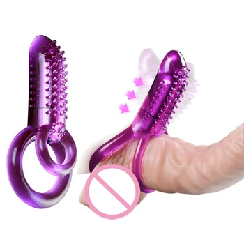 Penis Vibrator Inel Stimulator Clitoris Cu Vibrator Erotic Adult Sex Shop Jucarii Pentru Cupluri Barbati Femei Vagin Masturbator Masaj