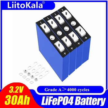 LiitoKala LiFePo4 3.2 V 30AH 5C 3.2 V baterie pentru diy 12V 24V 36V 48V lifepo4 e-bike e scuter roata scaun AGV masina de Golf