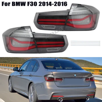 1 Set de LED-uri din Spate, Lumina spate Pentru BMW F30 2014 2015 2016 Stil Dinamic de Semnalizare de Avertizare a Frânei Reflector Lampă de Asamblare a automobilelor