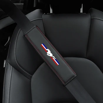 Pentru Ford Mustang GT SHELBY 1 buc Piele Auto Interior Centura de siguranță Protector de Acoperire Pentru masina Accesorii Auto