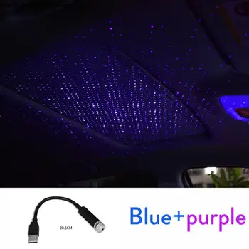 USB Alimentat Galaxy Star Proiector Lampa Romantic CONDUS Cer Înstelat, Lumina de Noapte pentru Acoperiș Masina Acasa Cameră Decor Plafon Plug and Play