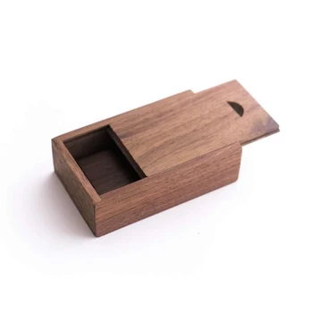 10 Bucati Nu Logo-ul de Bambus Ambalaj cutie din Bambus si lemn magnet lemn Dreptunghiulară cutie de cadou Dimensiuni 80x50x25MM 3.15 x 1.97 x 0.99 inch