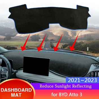 Se potrivesc pentru BYD Atto 3 Atto3 2021 2022 2023 Masina tablou de Bord Dash Mat Acoperire de Protecție a Evita Lumina Covor Pad Auto Accesorii de Interior
