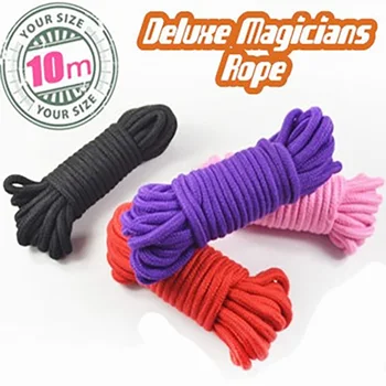 Deluxe Magicieni Coarda - 30ft (10M) Trucuri Magice Colorate Frânghie Moale Magia Magician Accesorii Etapă Iluzii Trucuri elemente de Recuzită