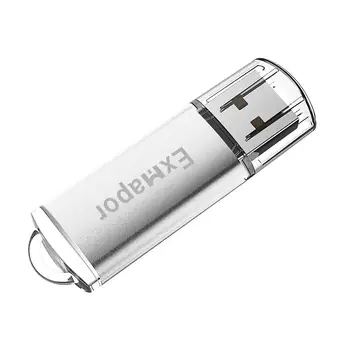 Exmapor 128GB USB 2.0 Flash Drive de Mare Capacitate Drive 64GB Memorie Stick cu Capac 32G Salt cu Lumina LED-uri pentru PC, Mac