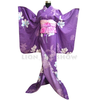 Femeile Kimono Japonez Tradițional Florale Furisode Mult Kimono Cosplay Costum Rochie tinuta