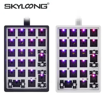 SKYLOONG GK21s RGB 21keys Kit Hotswap Pcb Caz de Plastic Mecanice Tastatura Numpad cu Fir Și Bluetooth Dublu Mod Gratuit Taste