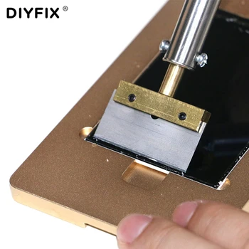 DIYFIX Lipici UV Instrument Curat 60W T de Fier de Lipit Sfat cu Lama Elimina Reziduurile LOCA Adeziv pentru Telefon Mobil Ecran +T5 Șurubelniță