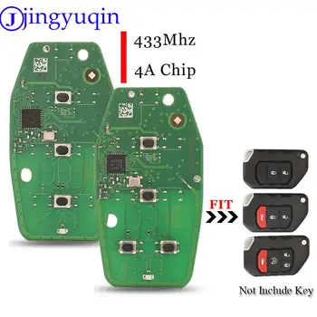 jingyuqin OHT1130261 sistemului de acces fără cheie de la Distanță Masina de Circuit 433MHz 4A Chip Pentru Jeep Wrangler 2018 2019 Auto Key Fob 68416784AA
