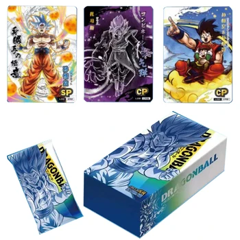 2022 Nou Original Bandai Anime DRAGON BALL Z Super Saiyan SSP Card Flash Erou Goku KidsToy Cadouri Cărți de Joc