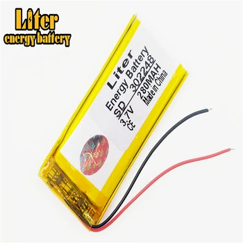 3.7 V baterie litiu-polimer 302248 MP3 MP4 Bluetooth DIY jucării 280MAH