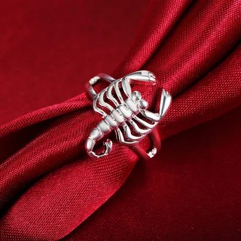 Noi Argint 925 Inele Pentru Femei bine Scorpion Petrecere de Moda Cadouri Fată student Farmec nunta bun de lux bijuterii