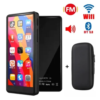 Mp4 Player 64gb Wifi Android, Ecran Tactil, Bluetooth, Radio Fm Portabil Music Download Video Mp3 Mp4 Player-Recorder de Voce Vorbitor