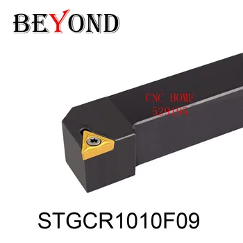 DINCOLO de 10mm STGCR STGCR1010F09 STGCL1010F09 TCMT090204-HMP NC3020 Strung CNC Cutter de Cotitură Externe Suport Instrument Insertii Carbură