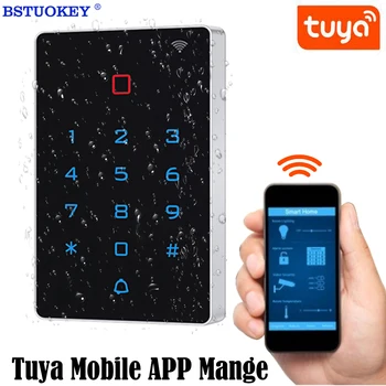 Tuya App Wifi Acces Control Tastatura 125khz 13.6 Mhz Card RFID control Acces wiegand 26 2000 Utilizator IP67 rezistent la apa