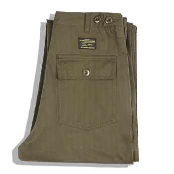 Ok1911 Casual Vintage Pantaloni De Moda Urban Spic De Înaltă Calitate Kaki De Zi Cu Zi În Aer Liber, Drumeții Sport Pantaloni Drepte