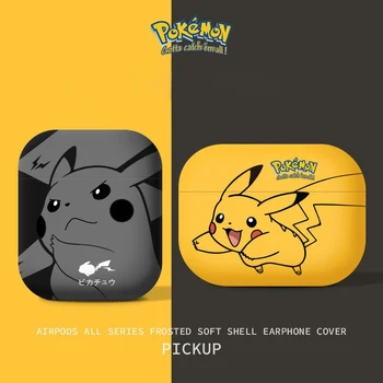 Pokemon Anime Cască Caz Pikachu Apple Airpods Pro Airpods 3 1 2 Tpu Caz Acoperire Rezistent La Șocuri Caseiphone Casti Accesorii