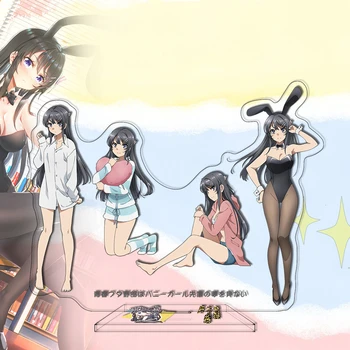 Sakurajima Mai Figura de Acțiune Anime Canalie Nu Visează de Fata Bunny Senpai Acrilic Jucarii Model Desktop Decor 16 CM